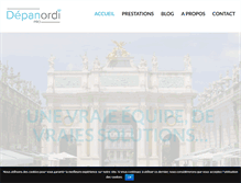 Tablet Screenshot of depanordi-nancy.fr